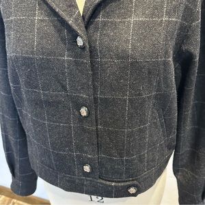 Ralph Lauren Plaid Cropped Jacket